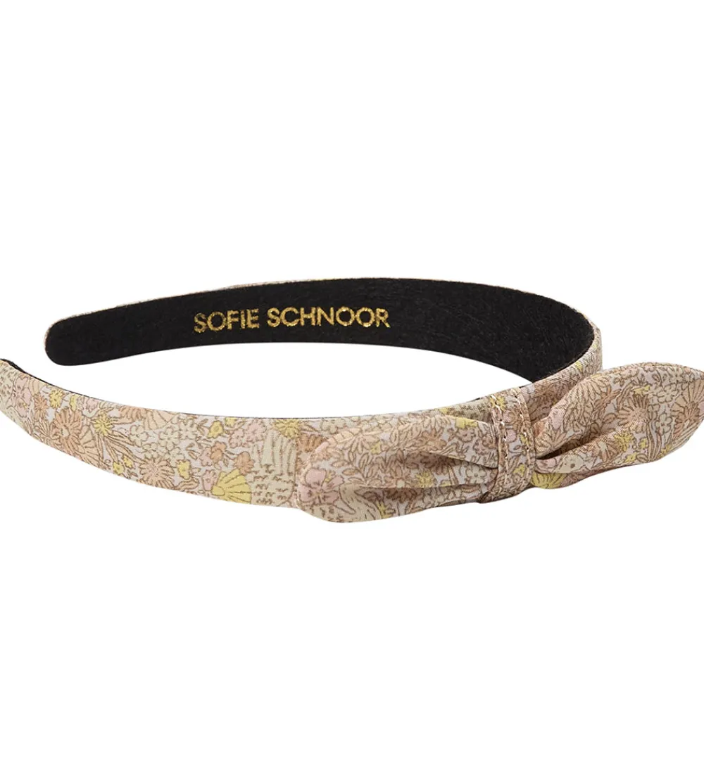 Hårbøjler-Sofie Schnoor Hårbøjle - Hollysk - Off White With AOP