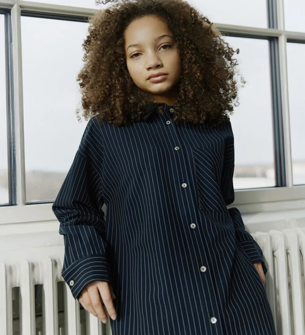 Sofie Schnoor Skjorter*Skjorte - KaliaSy - Dark Navy m. Striber