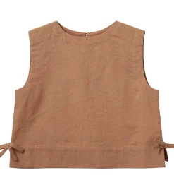 Sofie Schnoor Toppe*Top - Bomuld/Hør - Ezmask - Rose Brown