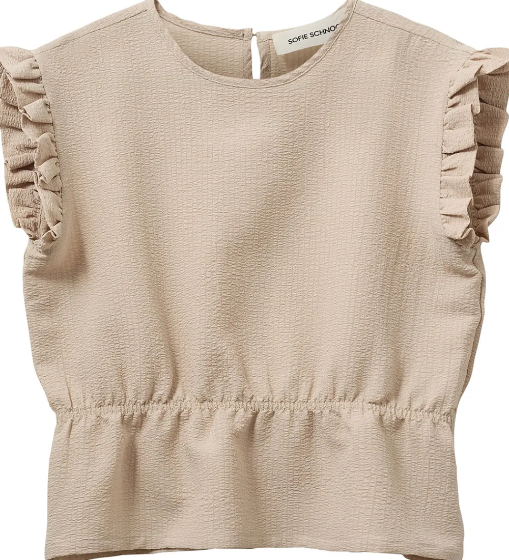 Toppe-Sofie Schnoor Top - Samillasy - Soft Brown