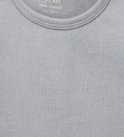 Sofie Schnoor Basis*T-shirt - Rib - Stone Blue