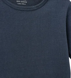 T-Shirts|Basis-Sofie Schnoor T-shirt - Rib - Dark Blue