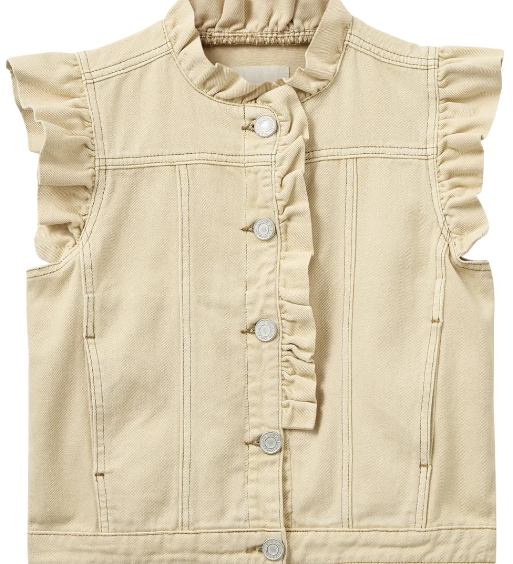 Sofie Schnoor Veste*Vest - Denim - Arahsy - Off White Sand