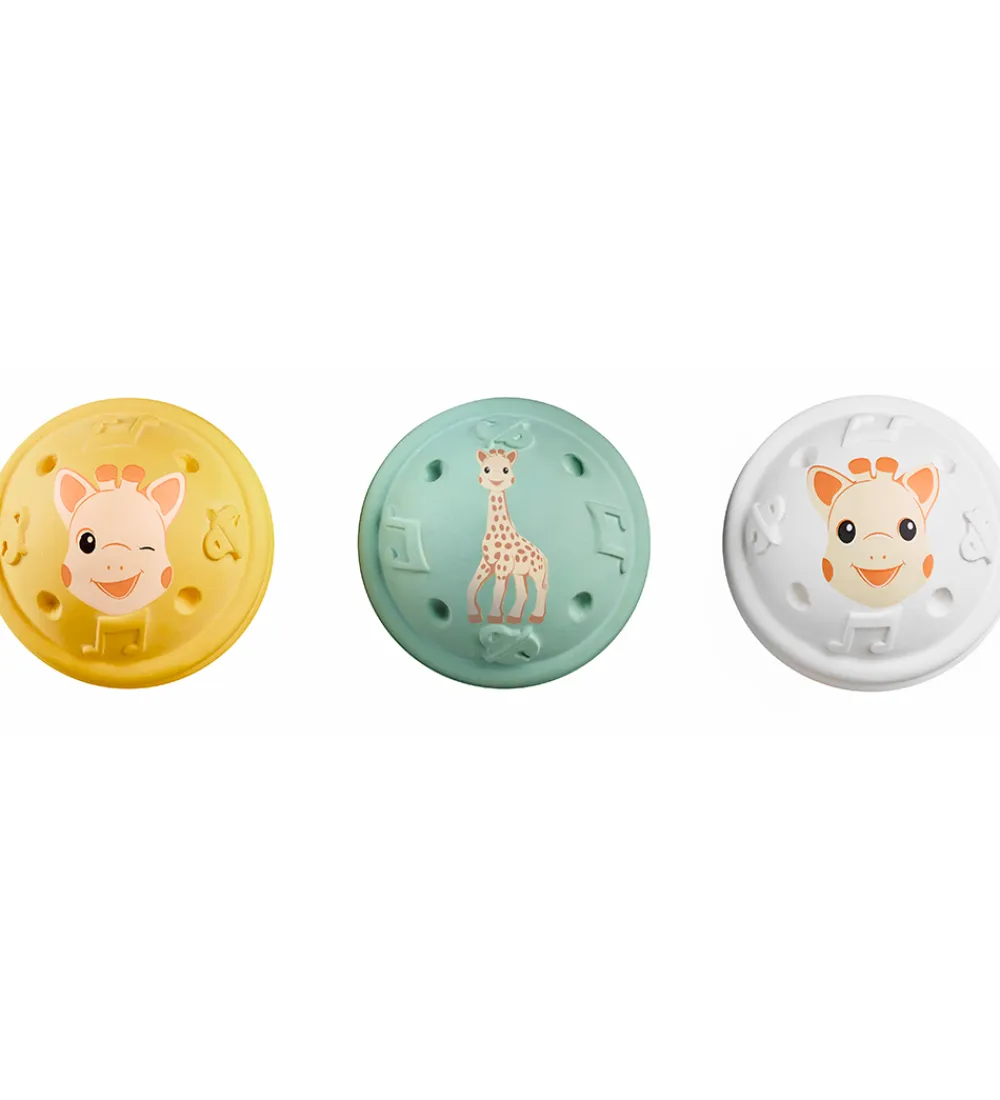 Musikinstrumenter-Sophie la Girafe Musik Bolde - 3 Musical Balls