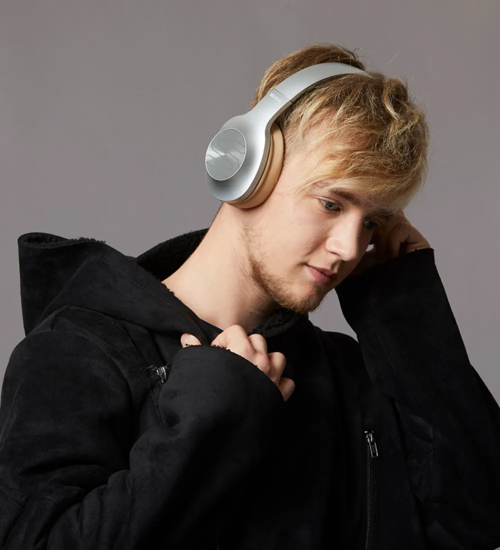 Soundliving Høretelefoner*Høretelefoner - Soul - Over-Ear - Silver