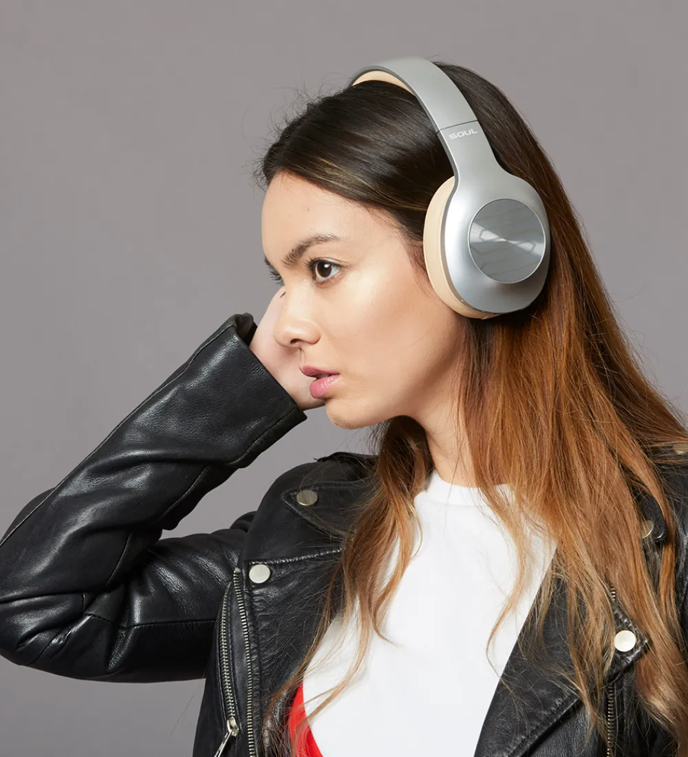 Soundliving Høretelefoner*Høretelefoner - Soul - Over-Ear - Silver