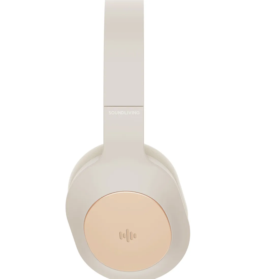Høretelefoner-Soundliving Høretelefoner - Wave - Over-Ear - ANC - Beige