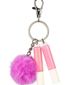 Sminke|Nøgleringe-Souza Lipgloss/Nøgleringsæt - Rosa/Lilla