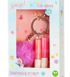 Sminke|Nøgleringe-Souza Lipgloss/Nøgleringsæt - Rosa/Lilla