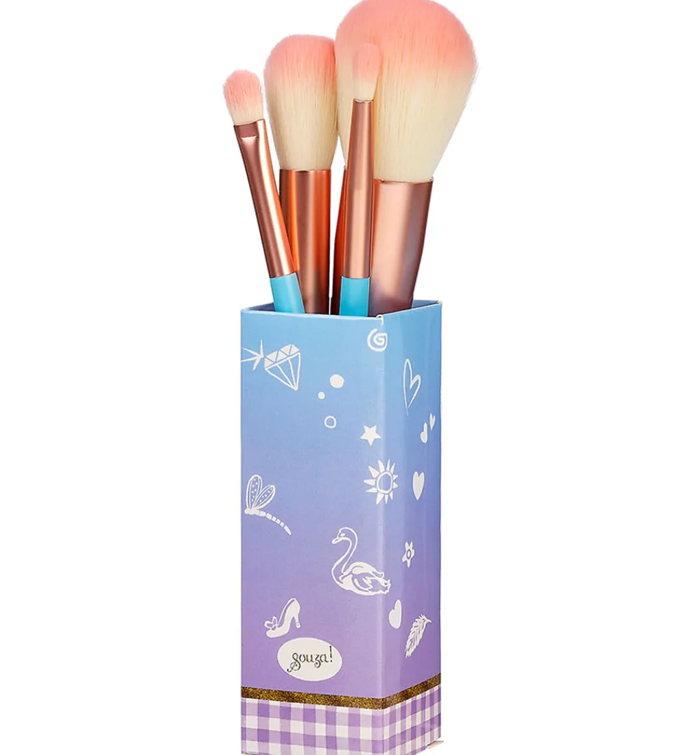 Sminke-Souza Makeup-børster - 4-pak