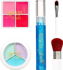 Souza Sminke*Sminkesæt - Øjenskygge/Lipgloss/Hårmascara - Princess