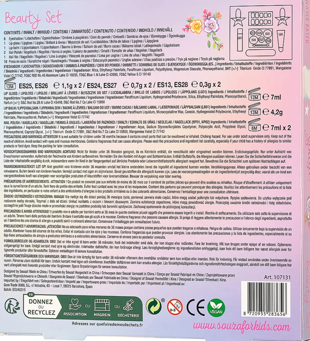 Sminke-Souza Sminkesæt - Unicorn