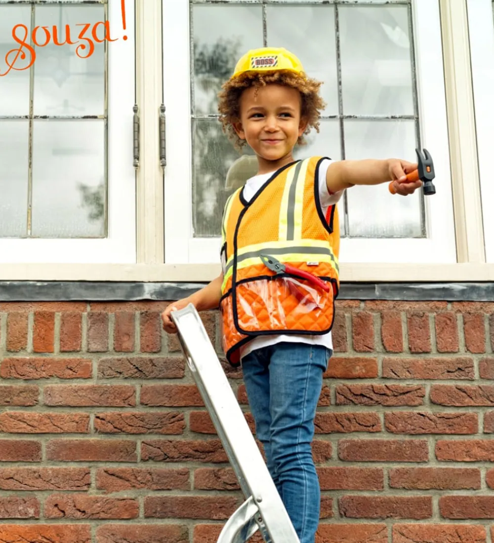 Souza Udklædningstøj*Udklædning - Byggearbejder - Orange