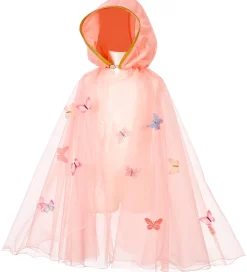 Udklædningstøj-Souza Udklædning - Fe-kappe - Lilyanne - Rosa/Sommerfugle