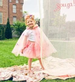 Souza Udklædningstøj*Udklædning - Fe-nederdel - Lilyanne - Rosa/Sommerfugle