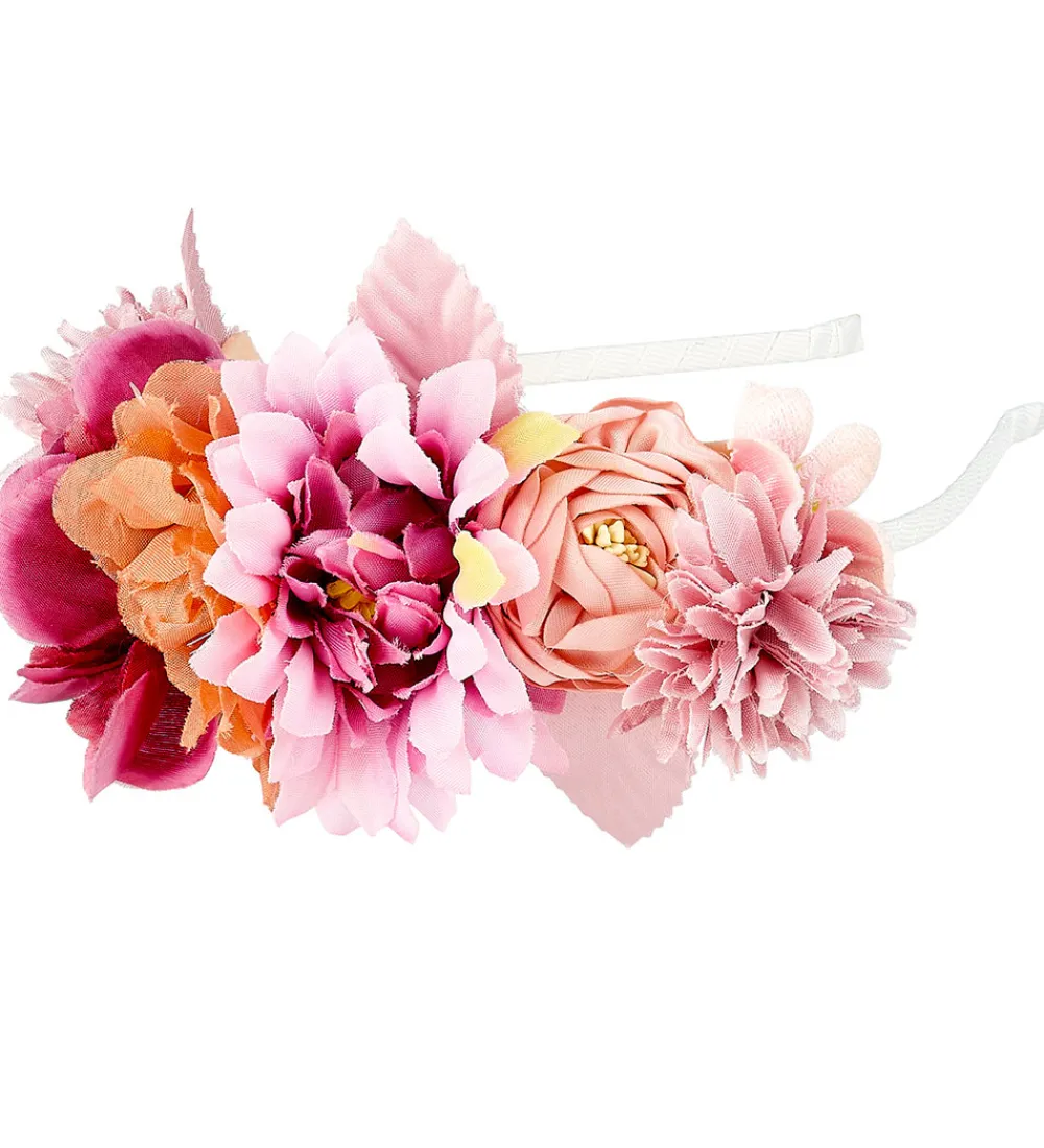 Souza Udklædningstøj|Hårbøjler*Udklædning - Hårbøjle m. Blomster - Olivia - Lilla/Rosa
