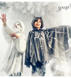 Souza Halloween*Udklædning - Kappe - Flagermus - Grå
