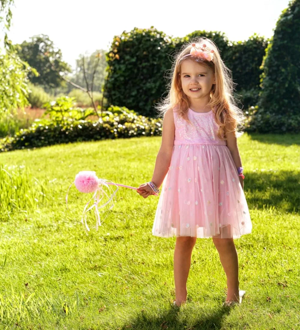 Udklædningstøj-Souza Udklædning - Prinsesse - Roselyne - Rosa