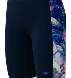 Speedo Svømmetøj*Badebukser - Digital Panel Jammer - Navy m. Hajer