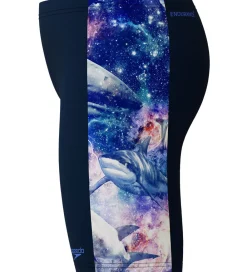 Speedo Svømmetøj*Badebukser - Digital Panel Jammer - Navy m. Hajer