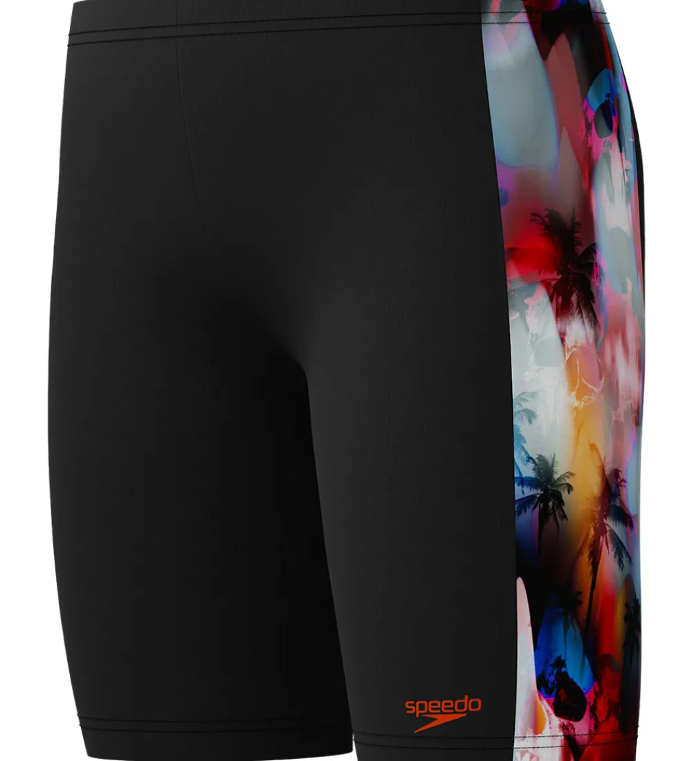 Speedo Svømmetøj*Badebukser - Digital Panel Jammer - Sort m. Print