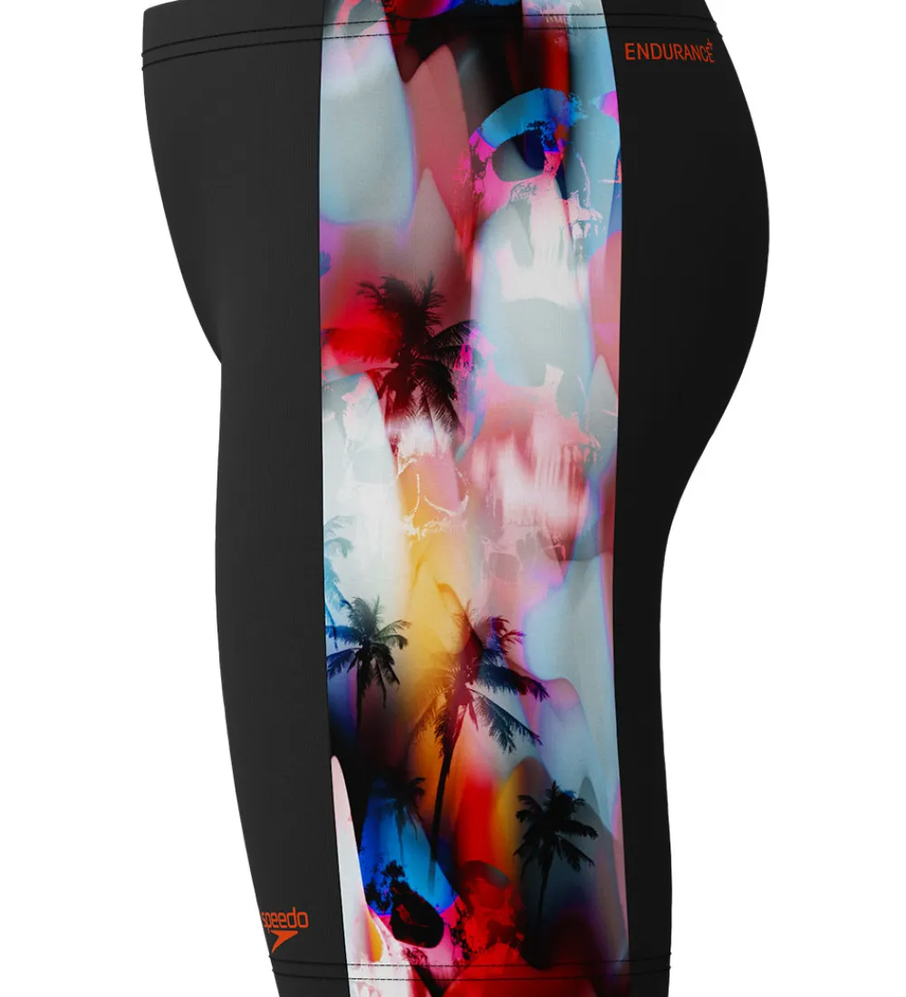 Speedo Svømmetøj*Badebukser - Digital Panel Jammer - Sort m. Print