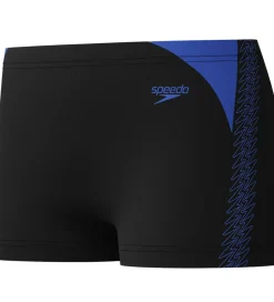 Svømmetøj-Speedo Badebukser - HyperBoom Splice - Sort m. Blå