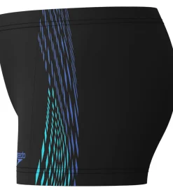 Svømmetøj-Speedo Badebukser - Plastisol Placement - Sort m. Blå
