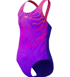 Speedo Svømmetøj|Svømning*Badedragt - Digital Placement Splashback - Lilla/Pink