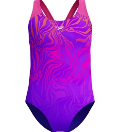 Speedo Svømmetøj|Svømning*Badedragt - Digital Placement Splashback - Lilla/Pink