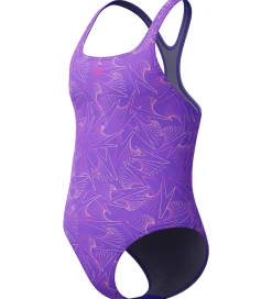 Speedo Svømmetøj|Svømning*Badedragt - HyperBoom Allover Medalist - Lilla/Pink