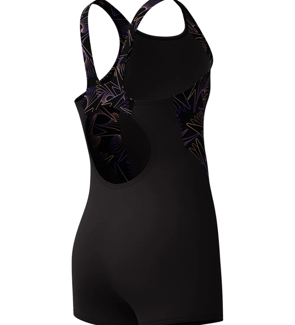 Speedo Svømning|Svømning*Badedragt - HyperBoom Splice Legsuit - Sort/Fersken