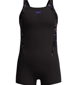 Speedo Svømning|Svømning*Badedragt - HyperBoom Splice Legsuit - Sort/Fersken