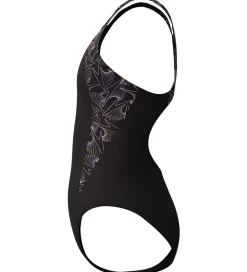 Speedo Svømmetøj|Svømning*Badedragt - HyperBoom Splice Muscleback - Sort/Fersken