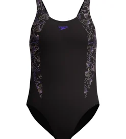 Speedo Svømmetøj|Svømning*Badedragt - HyperBoom Splice Muscleback - Sort/Fersken
