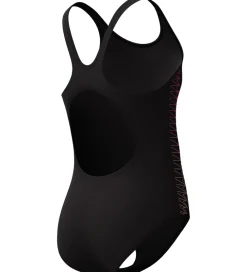 Speedo Svømmetøj|Svømning*Badedragt - Placement Muscleback - Sort/Fersken