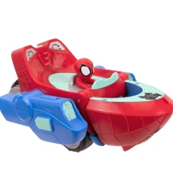 Biler, Tog Og Køretøjer-Spidey Båd m. Lyd - Transforming Web-Wave Cruiser