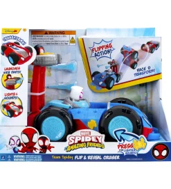 Spidey Biler, Tog Og Køretøjer*Bil m. Lys/Lyd - Flip & Reveal Cruiser