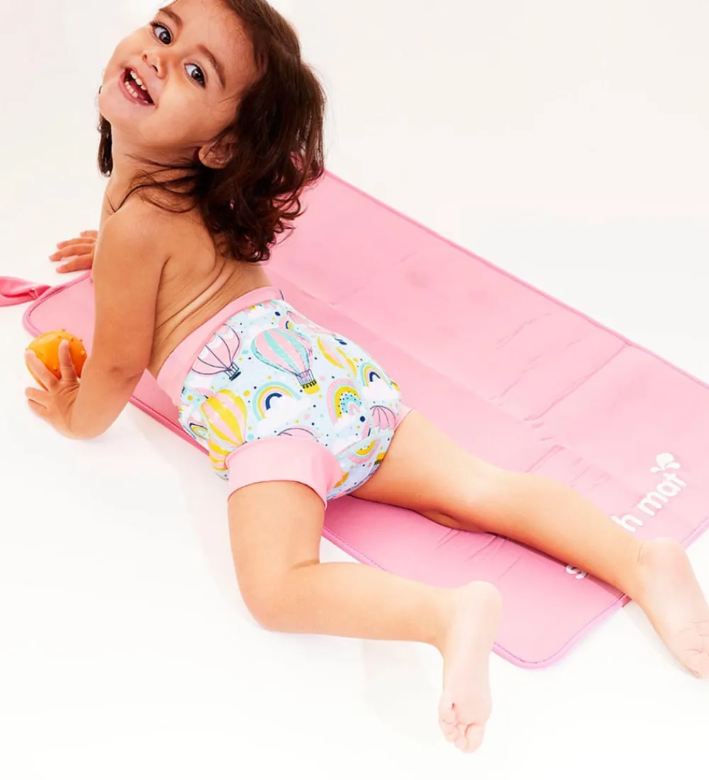Splash About Puslepuder Og -Underlag*Pusleunderlag - Neopren - 41,5x69 cm - Pink