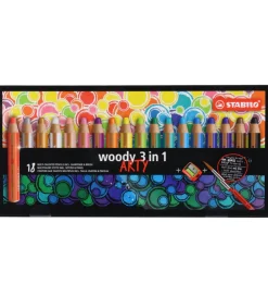 Stabilo Skriveredskaber*Farveblyanter - Woody - 18 stk. - Arty