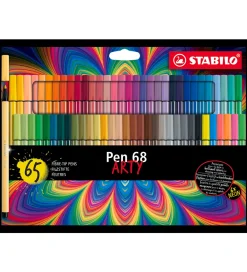 Tuscher Og Farver|Kreativ Leg-Stabilo Tuscher - Pen 68 Arty - 65 stk. - Multifarvet