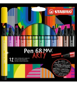 Tuscher Og Farver|Kreativ Leg-Stabilo Tuscher - Pen 68 Max Arty - 12 stk. - Multifarvet