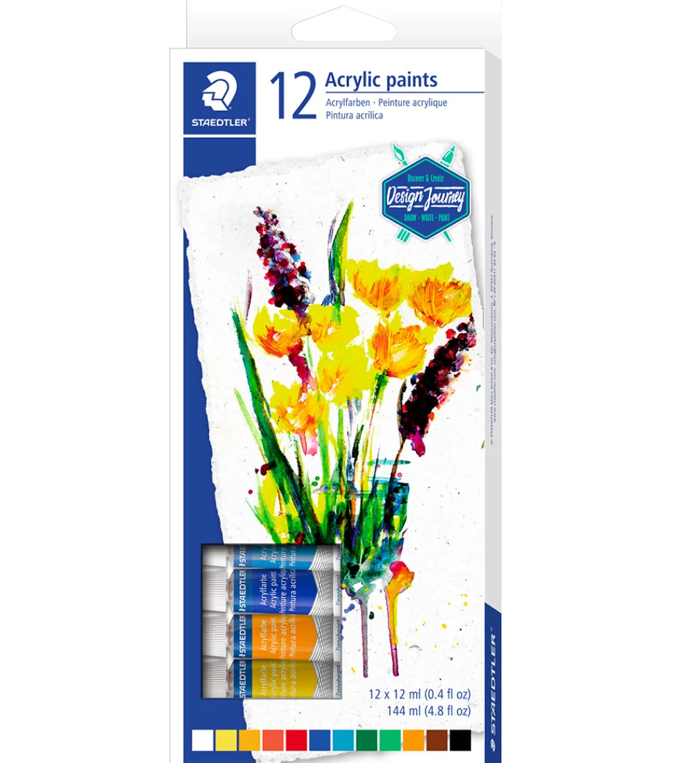 Staedtler Maling*Akrylmaling - 12 stk.