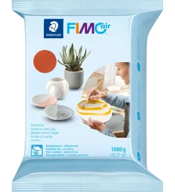 Modellervoks-Staedtler FIMO Modellervoks - Air - 1000 g - Terracotta