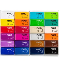 Modellervoks-Staedtler FIMO Modellervoks - Soft - 24x25 g - Basic