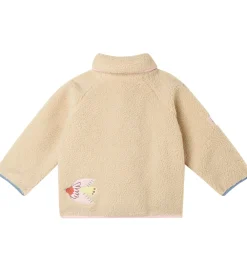 Stella McCartney Kids Fleece*Fleecejakke - Beige m. Fugle