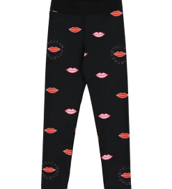 Badetøj-Stella McCartney Kids Leggings - Sort m. Læber