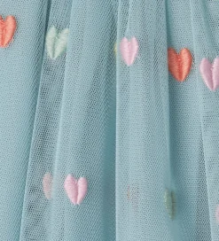 Stella McCartney Kids Nederdele*Tylnederdel - Lyseblå m. Hjerter