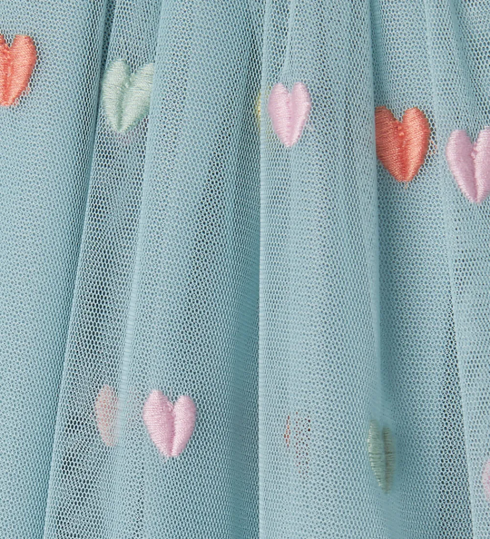 Stella McCartney Kids Nederdele*Tylnederdel - Lyseblå m. Hjerter