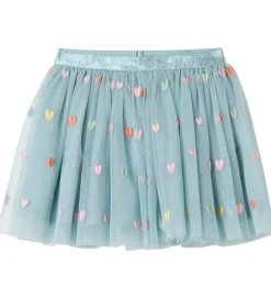 Nederdele-Stella McCartney Kids Tylnederdel - Lyseblå m. Hjerter
